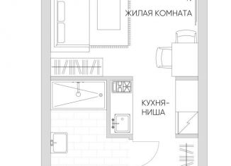 Продается квартира студия, 23.6 м2, Москва, Автомобильный проезд, 4, станция Калитники