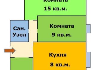 Продаю 3-ком. квартиру, 65.6 м2, Москва, Бауманская улица, 62-66, Бауманская улица