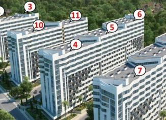 Продается квартира со свободной планировкой, 30 м2, Сочи, ЖК Фазотрон, Волжская улица