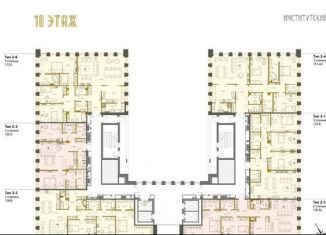 Продается трехкомнатная квартира, 173 м2, Санкт-Петербург, Институтский проспект, 16к1, Институтский проспект