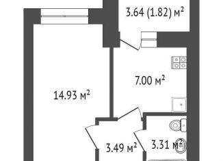 Продается 1-комнатная квартира, 30.6 м2, Стерлитамак, проспект Октября, 56