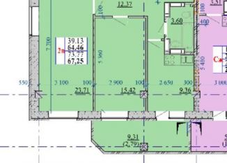 Продажа 2-комнатной квартиры, 67 м2, Новосибирск, ЖК Дом на Плановой, улица Дуси Ковальчук, 238