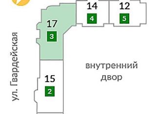 Продам 2-комнатную квартиру, 63.4 м2, Дедовск, Гвардейская улица, ЖК Дедовский