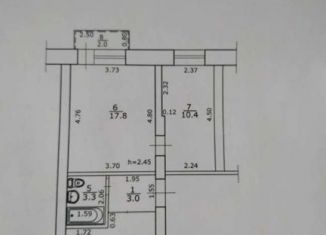 Продается двухкомнатная квартира, 45 м2, деревня Алексеевка, Центральная улица, 63