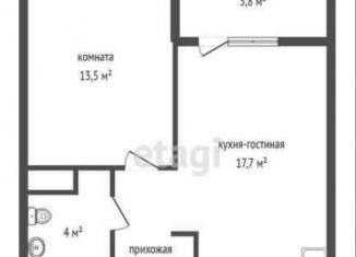 Продается однокомнатная квартира, 41 м2, Екатеринбург, ЖК Квартал Федерация, улица Щорса, 53