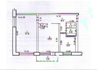 Продажа двухкомнатной квартиры, 48 м2, Благовещенск, улица Седова, 113/3