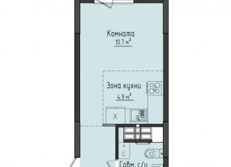 Продается квартира студия, 23.5 м2, село Первомайский, ЖК Город Оружейников