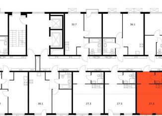 Продается квартира студия, 27.3 м2, Кудрово, ЖК Кудровский Парк, жилой комплекс Кудровский Парк, к3/1