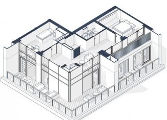 Продажа 2-ком. квартиры, 160.1 м2, Тюмень, улица Газовиков, 34с8, ЖК Европейский квартал