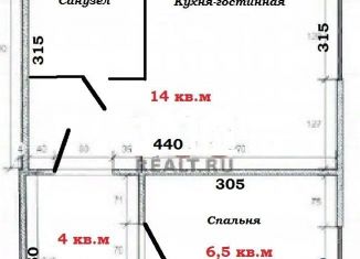 Продается 2-комнатная квартира, 24 м2, Курган, Библиотечный переулок, 78, район Рябково