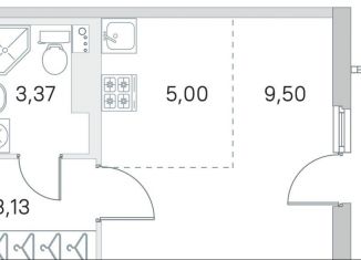 Продается квартира студия, 22.4 м2, посёлок Стрельна, ЖК Любоград