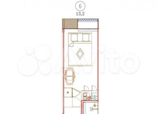 Продаю квартиру студию, 13.2 м2, Санкт-Петербург, проспект Стачек, 29, Кировский район