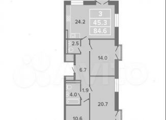 Продажа 2-ком. квартиры, 60.5 м2, Санкт-Петербург, Ипподромный переулок, 1к3, Ипподромный переулок