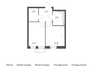 Продам 1-комнатную квартиру, 32.7 м2, Московская область, жилой комплекс Квартал Строгино, к2
