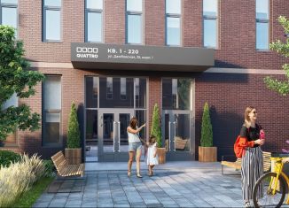 Однокомнатная квартира на продажу, 32.7 м2, Тюмень, ЖК Кватро