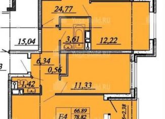 4-ком. квартира на продажу, 83 м2, Краснодар, улица Автолюбителей, 1/5лит1, микрорайон Гидрострой