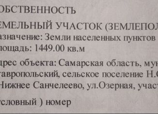 Продажа участка, 15 сот., село Нижнее Санчелеево, Красноармейская улица, 40