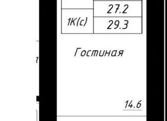 Продажа квартиры студии, 29.3 м2, Барнаул, Индустриальный район
