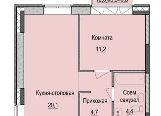 Продажа 1-ком. квартиры, 40.4 м2, Татарстан