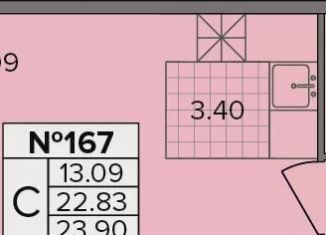 Продаю квартиру студию, 23.9 м2, деревня Новое Девяткино