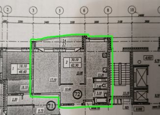 2-комнатная квартира на продажу, 59 м2, Мурино, ЖК Тридевяткино Царство, улица Шоссе в Лаврики, 74к1