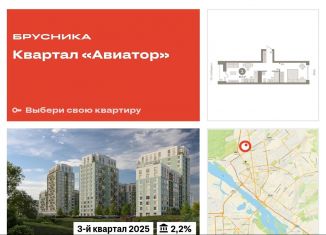 Продажа двухкомнатной квартиры, 45.7 м2, Новосибирск, метро Гагаринская, улица Аэропорт, 88