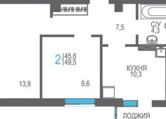 Продается двухкомнатная квартира, 49.5 м2, Феодосия