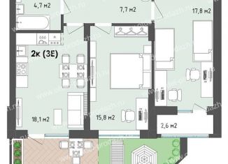 Продается 3-комнатная квартира, 72.2 м2, Воронеж, бульвар Содружества, 1, Железнодорожный район