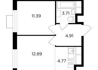 Продажа 1-комнатной квартиры, 37.7 м2, Одинцово, жилой комплекс Одинград квартал Семейный, 5, ЖК Одинград квартал Семейный