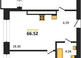 2-ком. квартира на продажу, 66.5 м2, Калининград