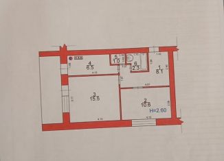 Продам 2-ком. квартиру, 44 м2, Волгоградская область, Комсомольская улица, 8