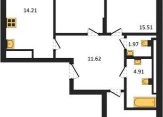 Продается 3-комнатная квартира, 80.9 м2, поселок Малое Исаково