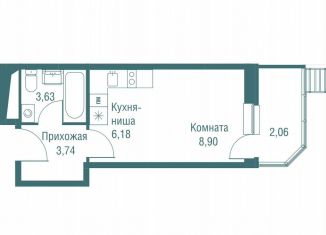 Продается квартира студия, 24.5 м2, Одинцово