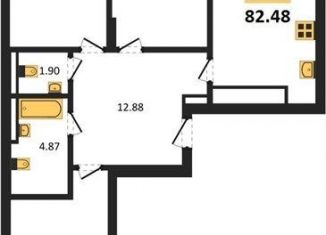 Продам 3-комнатную квартиру, 82.5 м2, Калининградская область