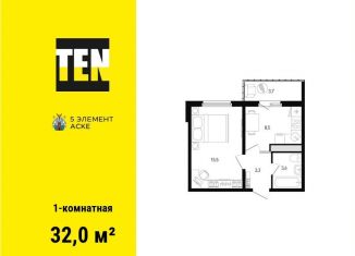 Однокомнатная квартира на продажу, 32 м2, Ростов-на-Дону