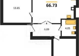 Продается 2-комнатная квартира, 66.7 м2, Калининградская область