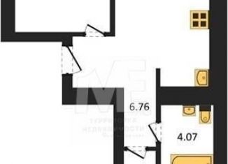 Продажа 2-ком. квартиры, 54.4 м2, Пионерский, улица Гептнера, 13