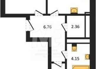 Продается 2-ком. квартира, 55.1 м2, Калининград, Московский район