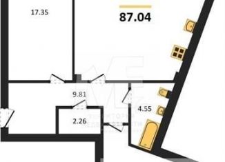 Продажа 2-ком. квартиры, 87 м2, Пионерский, Комсомольская улица, 19