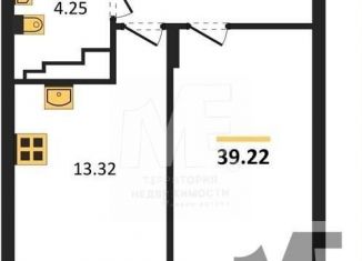 Продаю однокомнатную квартиру, 39.2 м2, Калининград, Батальная улица, 65А