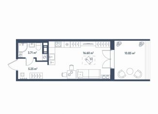 Продам квартиру студию, 33.3 м2, Санкт-Петербург, муниципальный округ Московская Застава