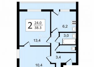 2-ком. квартира на продажу, 39.1 м2, Москва, Зеленоград, к613