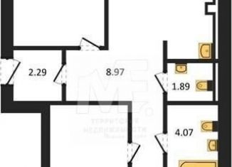 Продам трехкомнатную квартиру, 76.8 м2, Пионерский, улица Гептнера, 21