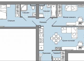 Продается 3-ком. квартира, 64 м2, село Первомайский, улица Строителя Николая Шишкина, 11к1