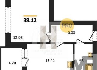 Продаю 1-ком. квартиру, 38.1 м2, Калининград, Арсенальная улица, 31к4