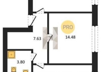 2-ком. квартира на продажу, 61.3 м2, Калининград, Арсенальная улица, 31к4