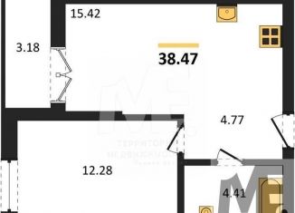 Продажа 1-ком. квартиры, 38.5 м2, Пионерский