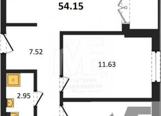 Продаю 2-ком. квартиру, 54.2 м2, Пионерский