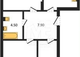 Продам 2-ком. квартиру, 66.8 м2, Калининград, Орудийная улица, 13