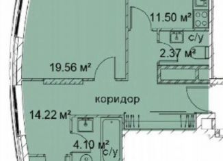 Продается 2-комнатная квартира, 64.9 м2, Люберцы, Красноармейская улица, 19